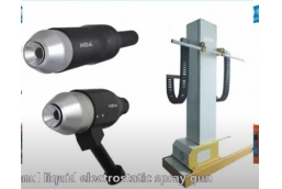 Robotic electrostatic spray system for electric cooker for furniture products spraying